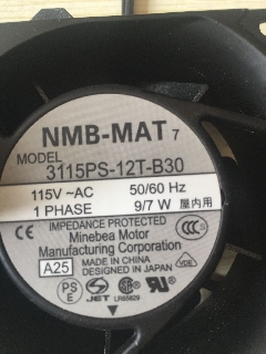 星玛变频器风扇 罩级电动机 NMB-MAT/3115PS-12T-B30星玛电梯配件