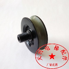 蒂森电梯门挂轮48*14*6200带轴 厂家直销 品质保证 量大优惠