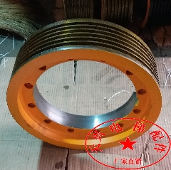 电梯配件曳引轮/奥的斯/西子富沃德曳引机轮400*5/6/7*10质保两年