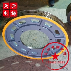 电梯配件/三菱曳引轮/EM2430曳引机轮/620*4*12宁波欣达/曳引轮
