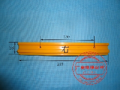迅达扶梯梯级边框/黄边条/边框/迅达铝合金梯级踏条/弧段右