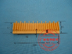 电梯扶梯配件现货 三菱不锈钢梯级踏条22齿  L47332142B