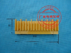 电梯扶梯配件现货 三菱不锈钢梯级踏条22齿 L47332143A
