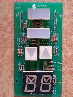1R02661电路板/LG电梯配件/MGP电梯外呼显示板/IR0266I实物图