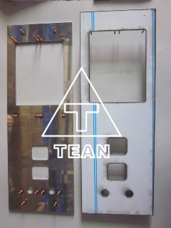 【原厂】日立电梯面板/外召板/不锈钢/并联梯/外呼面板/ 基层带-1原厂件